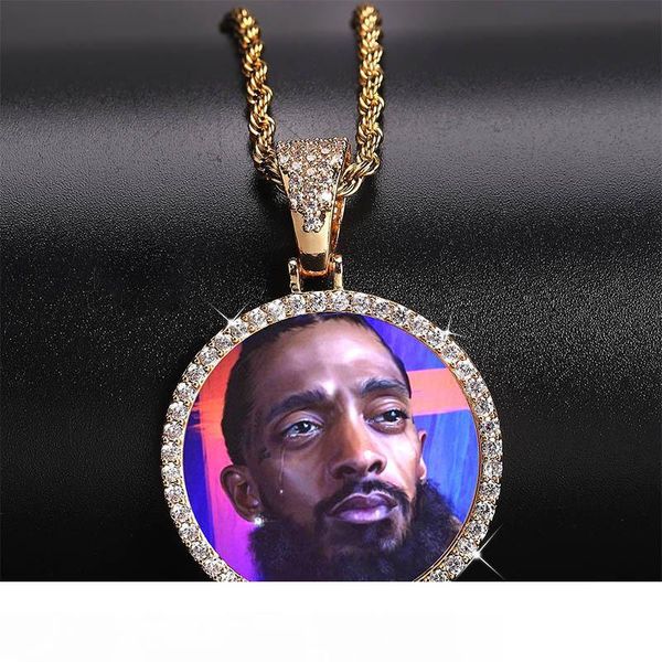 customized ps pendant necklaces jewelry luxury fashion 18k gold plated circle memory pendant necklace bling zircon paved hip hop ne, Silver
customized ps pendant necklaces jewelry luxury fashion 18k gold plated circle memory pendant necklace bling zircon paved hip hop ne, Silver