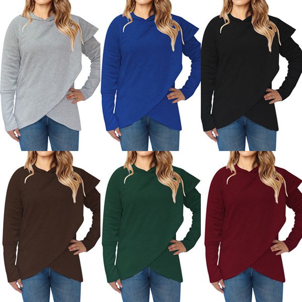 women batwing sweater with pocket loose hooded jacket coat solid color pullover sweatshirt autumn winter warm irregular hoodie sweater new, Black
women batwing sweater with pocket loose hooded jacket coat solid color pullover sweatshirt autumn winter warm irregular hoodie sweater new, Black