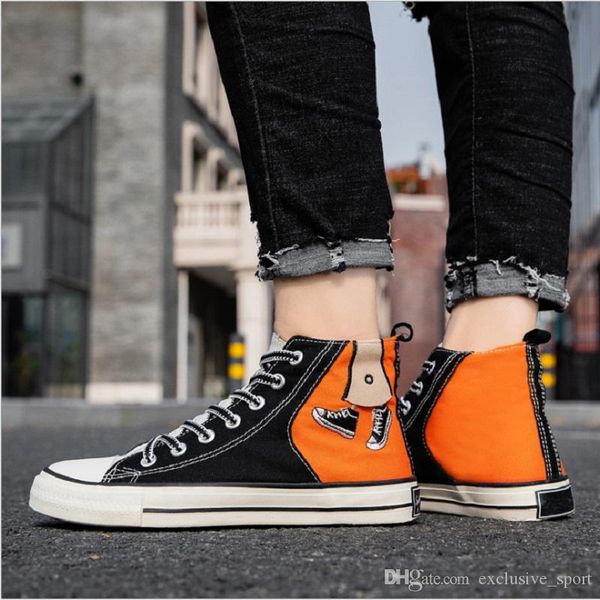 classic graffiti mens shoes trend casual shoes students wild men high canvas skateboard shoe sport sneakers size 40-44, Black
classic graffiti mens shoes trend casual shoes students wild men high canvas skateboard shoe sport sneakers size 40-44, Black