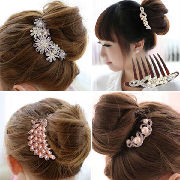 fashion pearl flower hair combs hairpin kanzashi accessories for women girls bun hair clips pin styling tools headwear ornaments, Black;brown
fashion pearl flower hair combs hairpin kanzashi accessories for women girls bun hair clips pin styling tools headwear ornaments, Black;brown
