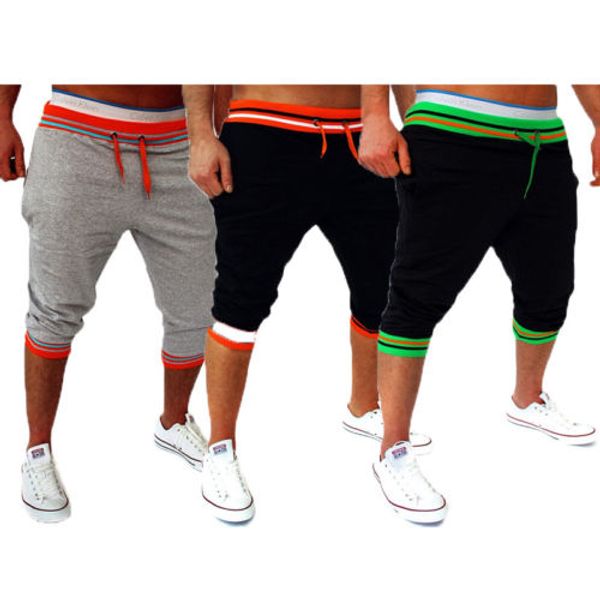 new men cotton knee length casual cotton shorts fitness bodybuilding wear shorts, White;black
new men cotton knee length casual cotton shorts fitness bodybuilding wear shorts, White;black
