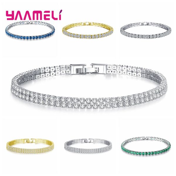 women rhinestone bracelets dazzling 925 sterling silver cubic zircon jewelry for wedding engagement ornaments, Golden;silver
women rhinestone bracelets dazzling 925 sterling silver cubic zircon jewelry for wedding engagement ornaments, Golden;silver