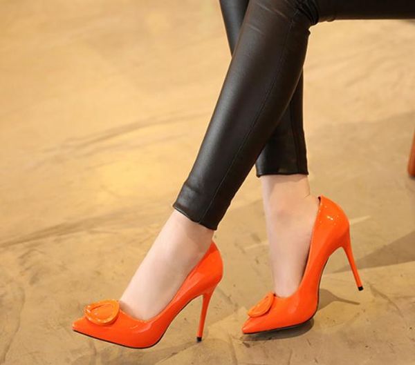 2019 women's shoes in spring and autumn with new style high heel fine heel pointed end @75, Black
2019 women's shoes in spring and autumn with new style high heel fine heel pointed end @75, Black