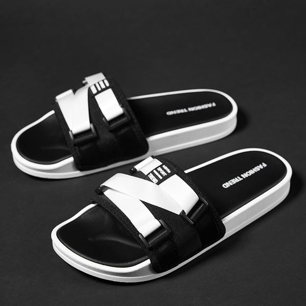 slippers 2021 men's bathroom summer home indoor slides shoes comfort flat sole non-slip flip-flops wholesale beach, Black
slippers 2021 men's bathroom summer home indoor slides shoes comfort flat sole non-slip flip-flops wholesale beach, Black