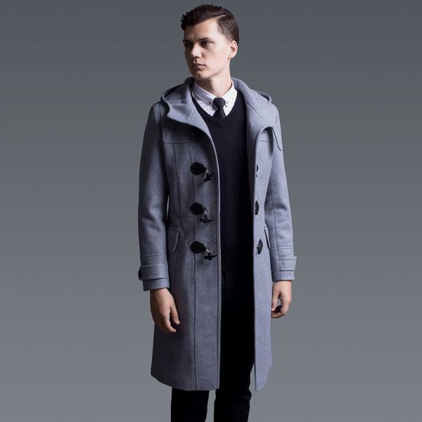 minglu wool mens coats luxury solid color horn button mens jackets and coats plus size 6xl autumn and winter hooded man trench, Black
minglu wool mens coats luxury solid color horn button mens jackets and coats plus size 6xl autumn and winter hooded man trench, Black