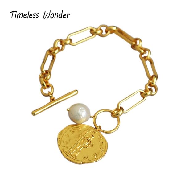 timeless wonder portrait coin baroque pearl ot chain bracelet women jewelry punk statement gothic ins rare fine 7573, Black
timeless wonder portrait coin baroque pearl ot chain bracelet women jewelry punk statement gothic ins rare fine 7573, Black