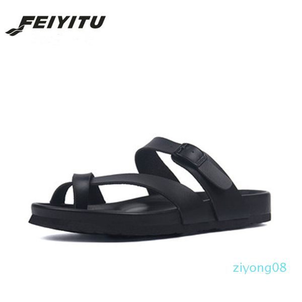 feiyitu fashion summer cork slippers sandals 2019 new men casual beach double buckle printed slip on slides shoe flat plus siz z08, Black
feiyitu fashion summer cork slippers sandals 2019 new men casual beach double buckle printed slip on slides shoe flat plus siz z08, Black