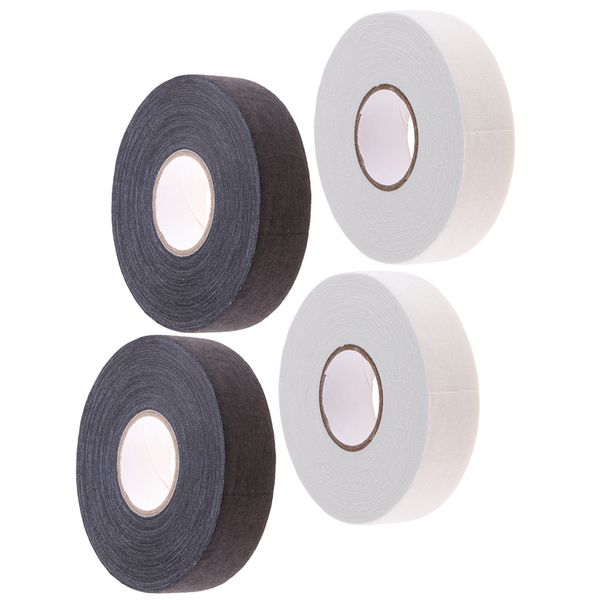 4 rolls 25 yards ice hockey stick tape black white