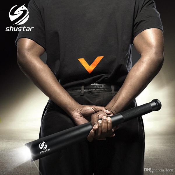 baseball bat led flashlight 2000lumens t6 super bright baton torch for emergency and self defense
baseball bat led flashlight 2000lumens t6 super bright baton torch for emergency and self defense