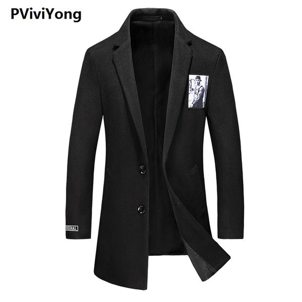 men's wool & blends pvviyong 2021 aarival autumn&winter trench coat men,men's jackets plus-size m-5xl f12, Black
men's wool & blends pvviyong 2021 aarival autumn&winter trench coat men,men's jackets plus-size m-5xl f12, Black