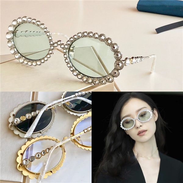 women design sunglasses 0620 inlaid with sparkling crystal diamond small oval frame uv400 glasses fashion sunglasses, White;black
women design sunglasses 0620 inlaid with sparkling crystal diamond small oval frame uv400 glasses fashion sunglasses, White;black