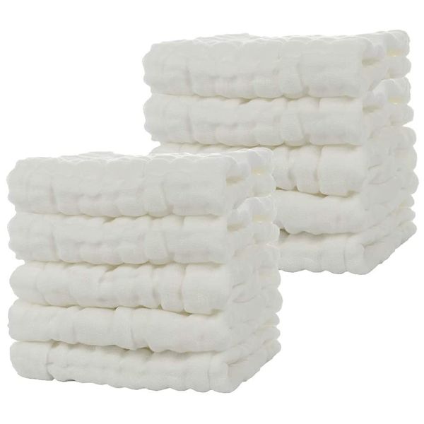 baby muslin bath towels, 10 pack of reusable soft absorbent cotton baby face towel, for baby's delicate skin white
baby muslin bath towels, 10 pack of reusable soft absorbent cotton baby face towel, for baby's delicate skin white