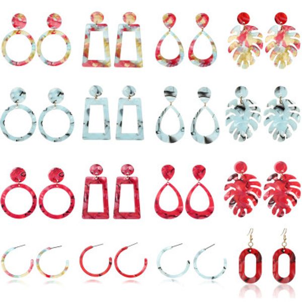 fashion leopard grain acrylic earrings multi-color big hook semicircle resin drop earring for women wholesale jewelry gift, Silver
fashion leopard grain acrylic earrings multi-color big hook semicircle resin drop earring for women wholesale jewelry gift, Silver