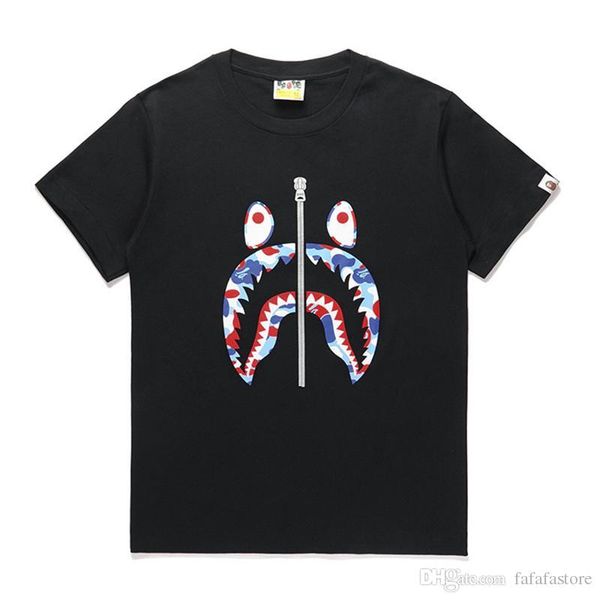 round neck cotton short sleeves a bathing 18bape ape shark head t-shirt t-shirts tee round neck, Black
round neck cotton short sleeves a bathing 18bape ape shark head t-shirt t-shirts tee round neck, Black