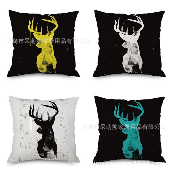 northern europe deer head flax embrace pillow case imitate mabaozhen automobile sofa back cushion cushion bedside backrest pillow
northern europe deer head flax embrace pillow case imitate mabaozhen automobile sofa back cushion cushion bedside backrest pillow