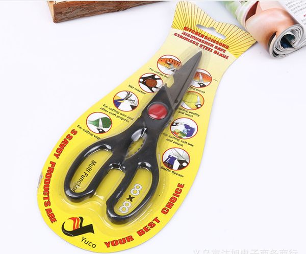 household multifunctional stainless steel kitchen scissors, kitchen scissors can scrape the scales of open walnut
household multifunctional stainless steel kitchen scissors, kitchen scissors can scrape the scales of open walnut