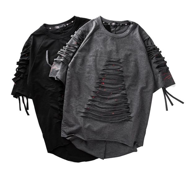 лето mens casual tshirt хип-хоп стиль с коротким рукавом мода тройников отверстие сыпучие crew neck tshirt, White;black
лето mens casual tshirt хип-хоп стиль с коротким рукавом мода тройников отверстие сыпучие crew neck tshirt, White;black