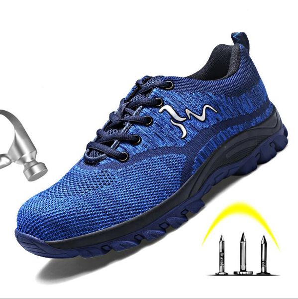 work safety boots steel toe men boots indestructible shoes men puncture proof safety shoes work male casual sneaker, Black
work safety boots steel toe men boots indestructible shoes men puncture proof safety shoes work male casual sneaker, Black