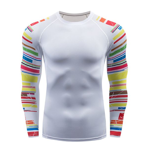 running jerseys outdoor casual sports tights men's long-sleeved football suit basketball training compressing cloth fitting t-shirt, Black;blue 
running jerseys outdoor casual sports tights men's long-sleeved football suit basketball training compressing cloth fitting t-shirt, Black;blue