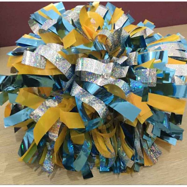 cheerleading 1piece cheerleader pom poms 6" handle metallic light blue mix holographic competion 180g custom color never fade
cheerleading 1piece cheerleader pom poms 6" handle metallic light blue mix holographic competion 180g custom color never fade
