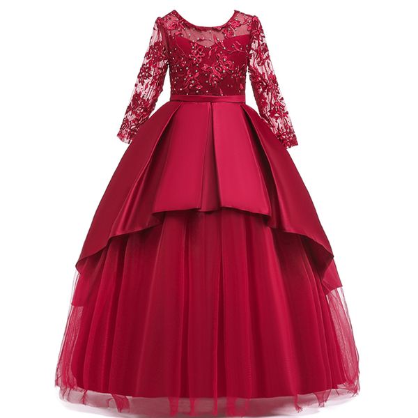 princess dress children girls evening party long hollow sleeve dress kids dresses for girls costume flower girls wedding dress, Red;yellow
princess dress children girls evening party long hollow sleeve dress kids dresses for girls costume flower girls wedding dress, Red;yellow