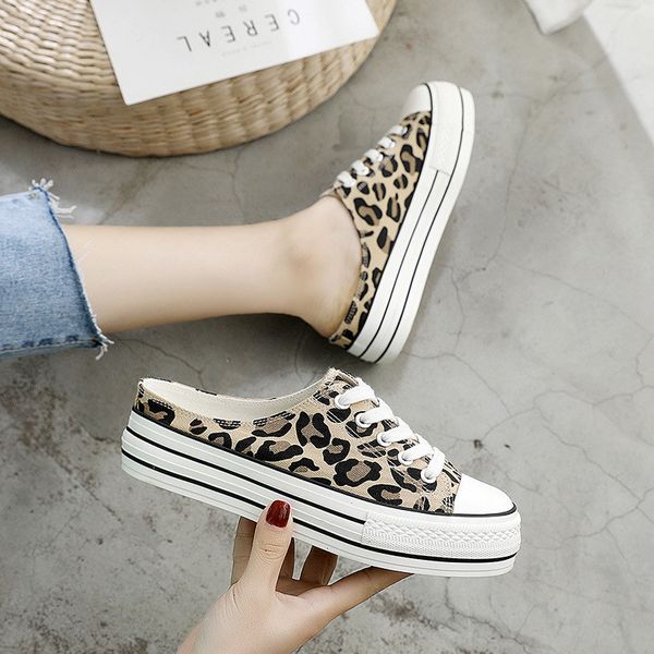 women canvas shoes woman sneakers platform heels half slippers lace-up casual shoes women chunky sneakers 2019 summer loafers, Black
women canvas shoes woman sneakers platform heels half slippers lace-up casual shoes women chunky sneakers 2019 summer loafers, Black