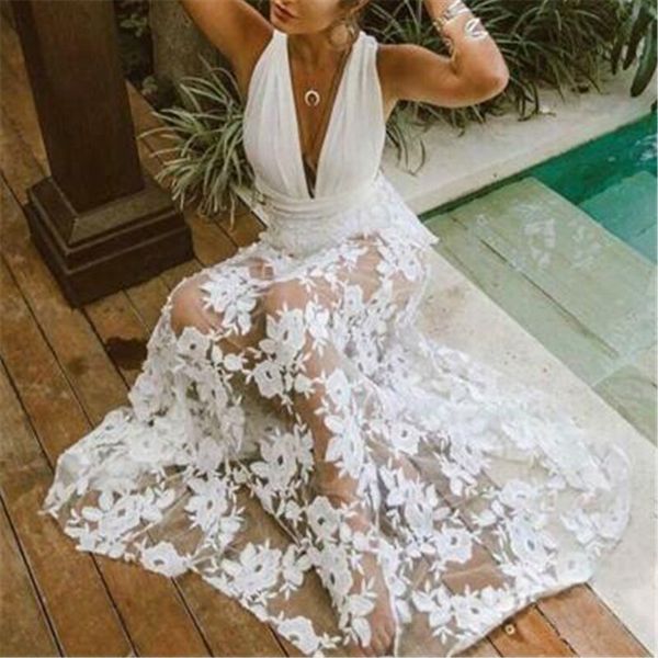womens tank sleeve bandage cross backless floral lace stitching party cocktail maxi dress ladies summer beach boho long sundress, Black;gray
womens tank sleeve bandage cross backless floral lace stitching party cocktail maxi dress ladies summer beach boho long sundress, Black;gray