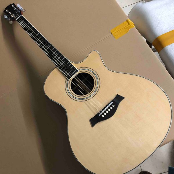 

Аааа Всего Solid Spruce Top G414 Акустическая гитара электрическая с электронным 301 EQ шпиндельной бабкой Может быть настроена с логотипом Abalone