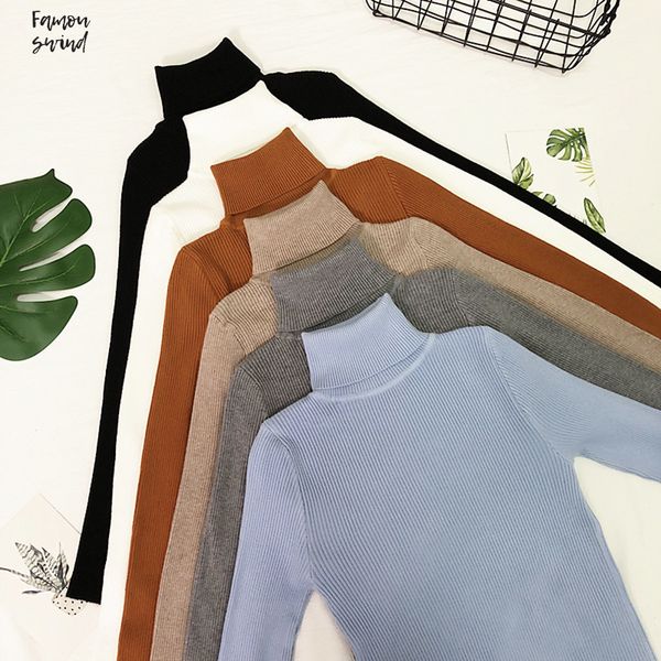 womens sweaters winter sweater turtleneck women thin pullover jumper knitted polyester sweater pull femme new woman clothes, White;black
womens sweaters winter sweater turtleneck women thin pullover jumper knitted polyester sweater pull femme new woman clothes, White;black