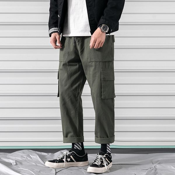 designer mens pants new brand mens straight-leg slacks fashion overalls decorated with pocket low waist trousers size m-5xl wholesales, Black
designer mens pants new brand mens straight-leg slacks fashion overalls decorated with pocket low waist trousers size m-5xl wholesales, Black