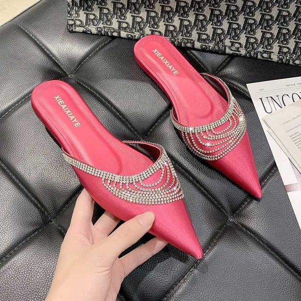 summer crystal rhinestone slippers women mules designer casual slides fashion pointed toe flats shoes women slippers 2020, Black
summer crystal rhinestone slippers women mules designer casual slides fashion pointed toe flats shoes women slippers 2020, Black