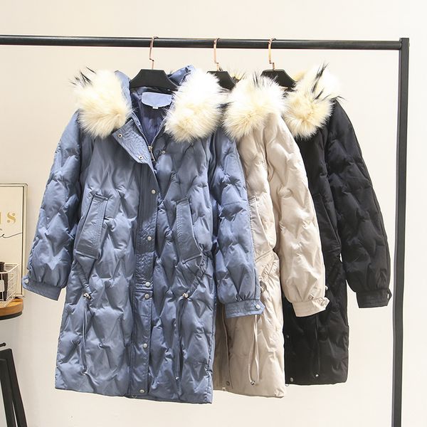 winter casual long parkas 2019 plus size clothing fashion loose filling sustans fur collar hooded thick warm coat women t52-9871, Black
winter casual long parkas 2019 plus size clothing fashion loose filling sustans fur collar hooded thick warm coat women t52-9871, Black