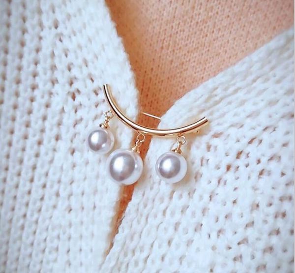 fixed straps anti slip pin korean simple pearl brooch women's accessories cardigan anti wearing pins enamel pin ga749, Gray
fixed straps anti slip pin korean simple pearl brooch women's accessories cardigan anti wearing pins enamel pin ga749, Gray