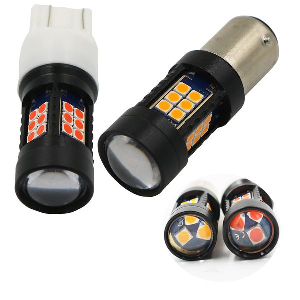 2pcs 1157 p21/5w bay15d 7443 3030 led 27smd motor brake light reverse lamp car turn signal bulb red amber 12v
2pcs 1157 p21/5w bay15d 7443 3030 led 27smd motor brake light reverse lamp car turn signal bulb red amber 12v