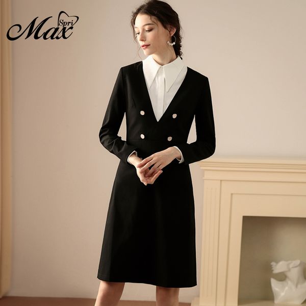 max spri 2019 winter new arrival women vestidos v neck office long sleeve elegant two pieces shirt and dress business wear, White
max spri 2019 winter new arrival women vestidos v neck office long sleeve elegant two pieces shirt and dress business wear, White