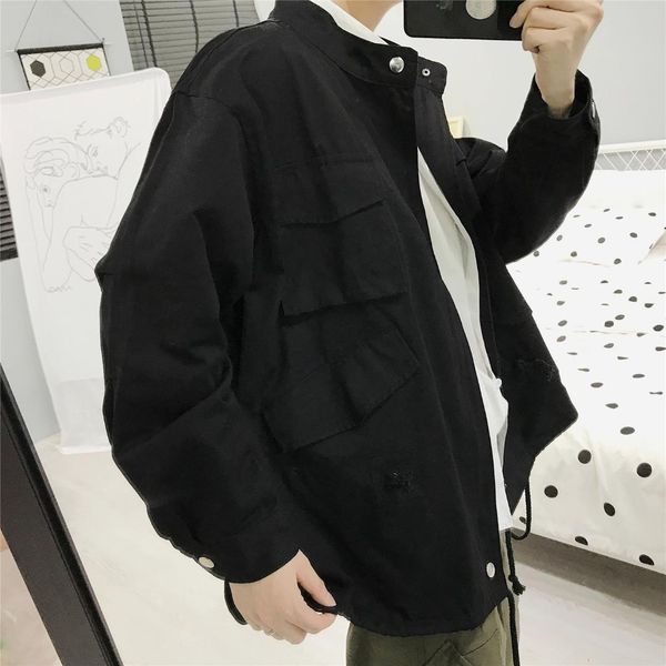 2019 new style workwear coat men's spring korean-style trend loose-fit ins versatile popular brand spring and autumn hong kong s, Black;brown
2019 new style workwear coat men's spring korean-style trend loose-fit ins versatile popular brand spring and autumn hong kong s, Black;brown