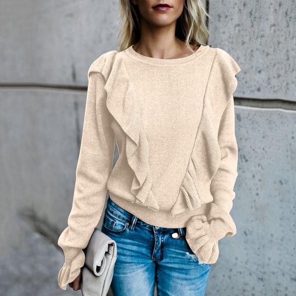 women luxury bell sleeve shirts womens casual t shirts solid color long sleeve designer t shirt streetwear size s-xl 6 color, White
women luxury bell sleeve shirts womens casual t shirts solid color long sleeve designer t shirt streetwear size s-xl 6 color, White