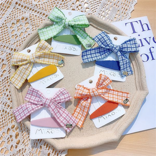 2 pcs 2020 new children simple colorful bb clip korean college style fashion lattice fabric bow duckbill clip hair accessories, Slivery;white
2 pcs 2020 new children simple colorful bb clip korean college style fashion lattice fabric bow duckbill clip hair accessories, Slivery;white