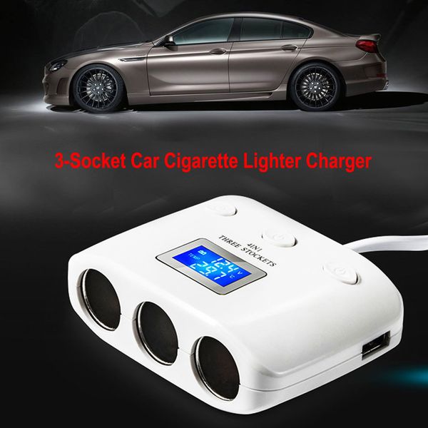 3-socket car cigarette lighter charger with lcd display and 2 usb ports in-car car accessories cigarette lighter socket
3-socket car cigarette lighter charger with lcd display and 2 usb ports in-car car accessories cigarette lighter socket