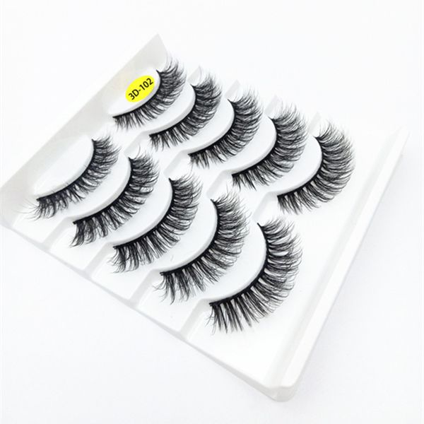false eyelashes 2021 5pairs 100% real mink lashes 3d natural soft extension makeup kit
false eyelashes 2021 5pairs 100% real mink lashes 3d natural soft extension makeup kit