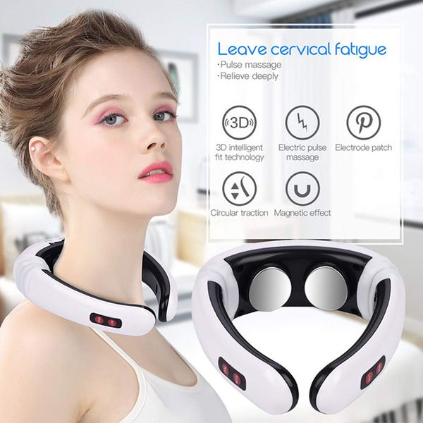 electric pulse back neck massager far infrared heating pain relief relaxation intelligent cervical massager
electric pulse back neck massager far infrared heating pain relief relaxation intelligent cervical massager