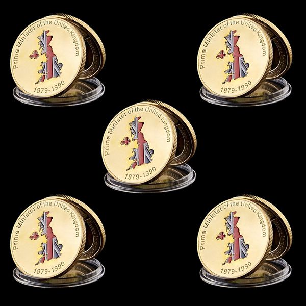 5pcs Gold Plated Collection Coin UK Prime Minister Margaret Thatcher's Iron Lady Gold Collection Coin W/Capsule
5pcs Gold Plated Collection Coin UK Prime Minister Margaret Thatcher's Iron Lady Gold Collection Coin W/Capsule
