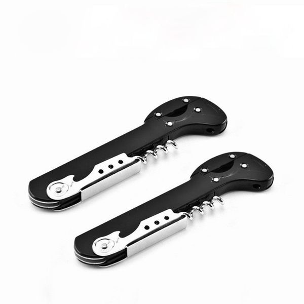 multifunctional bottle opener black color stainless steel red wine bottle opener 
multifunctional bottle opener black color stainless steel red wine bottle opener