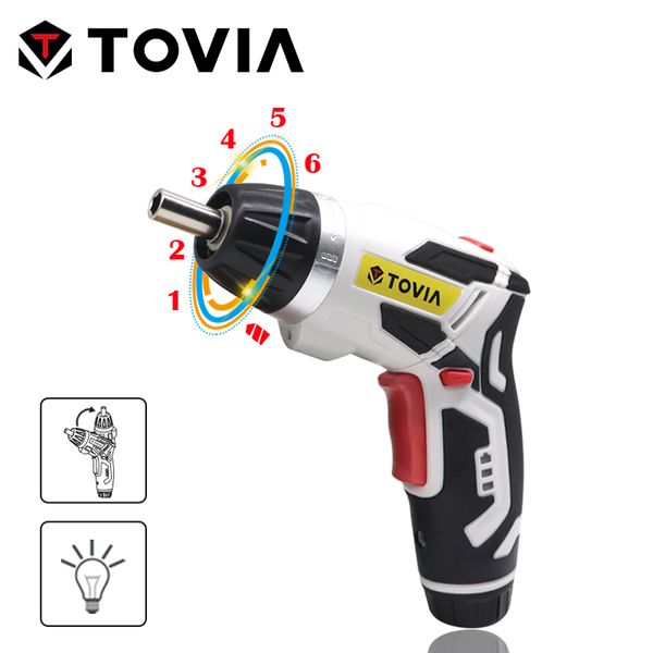 tovia 6n.m electric screwdriver torque power lithium cordless screwdriver mutifunction battery with led
tovia 6n.m electric screwdriver torque power lithium cordless screwdriver mutifunction battery with led