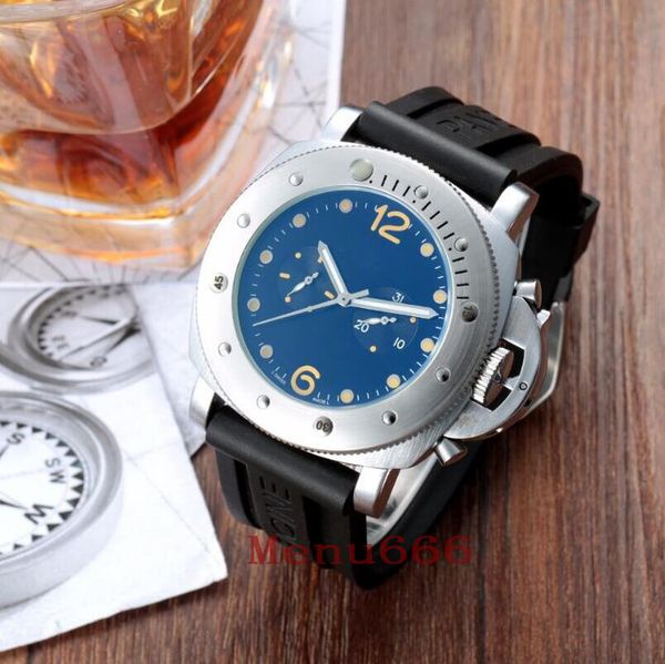 Fa hion big dial men watche gentleman mechanical automatic wri twatche rubber leather port men watch