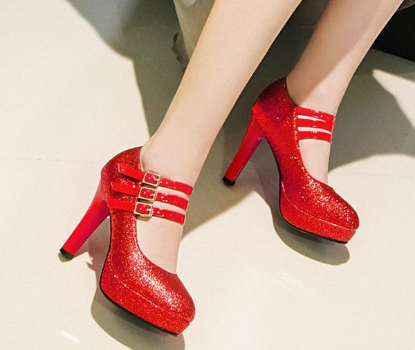 2019 women's shoes in spring and autumn with new style high heel coarse heel waterproof table round head @25, Black
2019 women's shoes in spring and autumn with new style high heel coarse heel waterproof table round head @25, Black