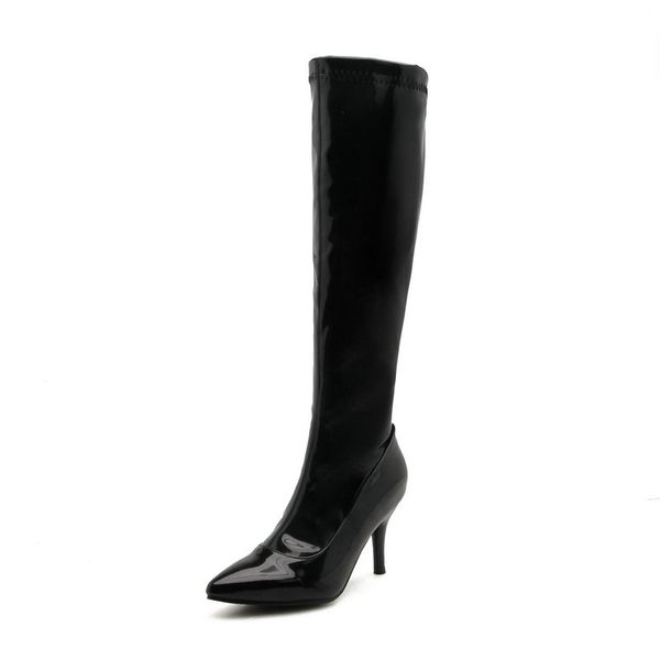 high heels knee high boots red high heels knight boots pu leather women nightclub pole dancing boots, Black
high heels knee high boots red high heels knight boots pu leather women nightclub pole dancing boots, Black