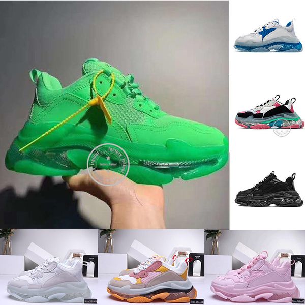 2020 fashion casual shoes 17fw triple-s dad for men's women green white vintage old dad grandpa triple s shoes size 36-45, Black
2020 fashion casual shoes 17fw triple-s dad for men's women green white vintage old dad grandpa triple s shoes size 36-45, Black