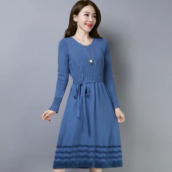 female pullover solid color women's full-sleeved sweater skirt casual slim autumn and winter clothes soft and comfortable, White;black
female pullover solid color women's full-sleeved sweater skirt casual slim autumn and winter clothes soft and comfortable, White;black