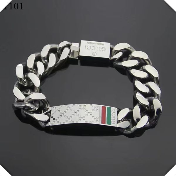 luxury designer jewelry men bracelets gold thick chain bracelet with metal tag stainless steel silver red and green bracelet fashion link 01, Black
luxury designer jewelry men bracelets gold thick chain bracelet with metal tag stainless steel silver red and green bracelet fashion link 01, Black